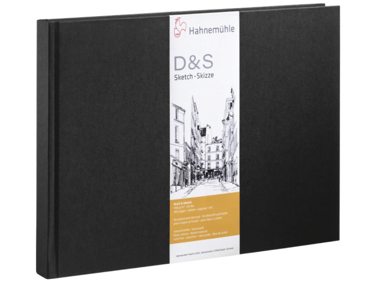 HAHNEMÜHLE D&S SKIZZENBUCH A5 140 G/M²  QUERFORMAT 1