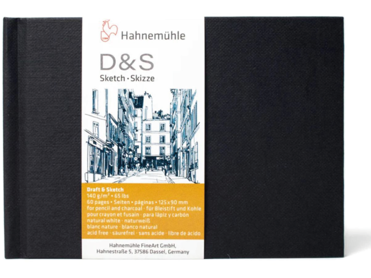 HAHNEMÜHLE D&S ZEICHENBUCH MINI 12,5X9CM 140 GRAMM 30 BLATT 1