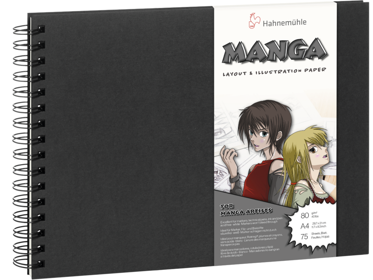 HAHNEMÜHLE MANGA MARKER PAPIER A4 80GRAMM 75 BLATT 1