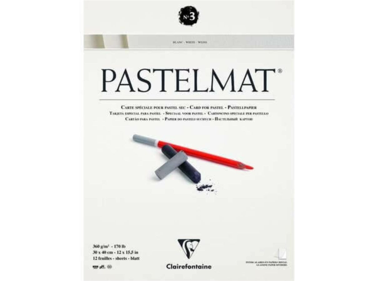 CLAIREFONTAINE PASTELMAT BLOK NR.3 30X40CM 360GRAM 1