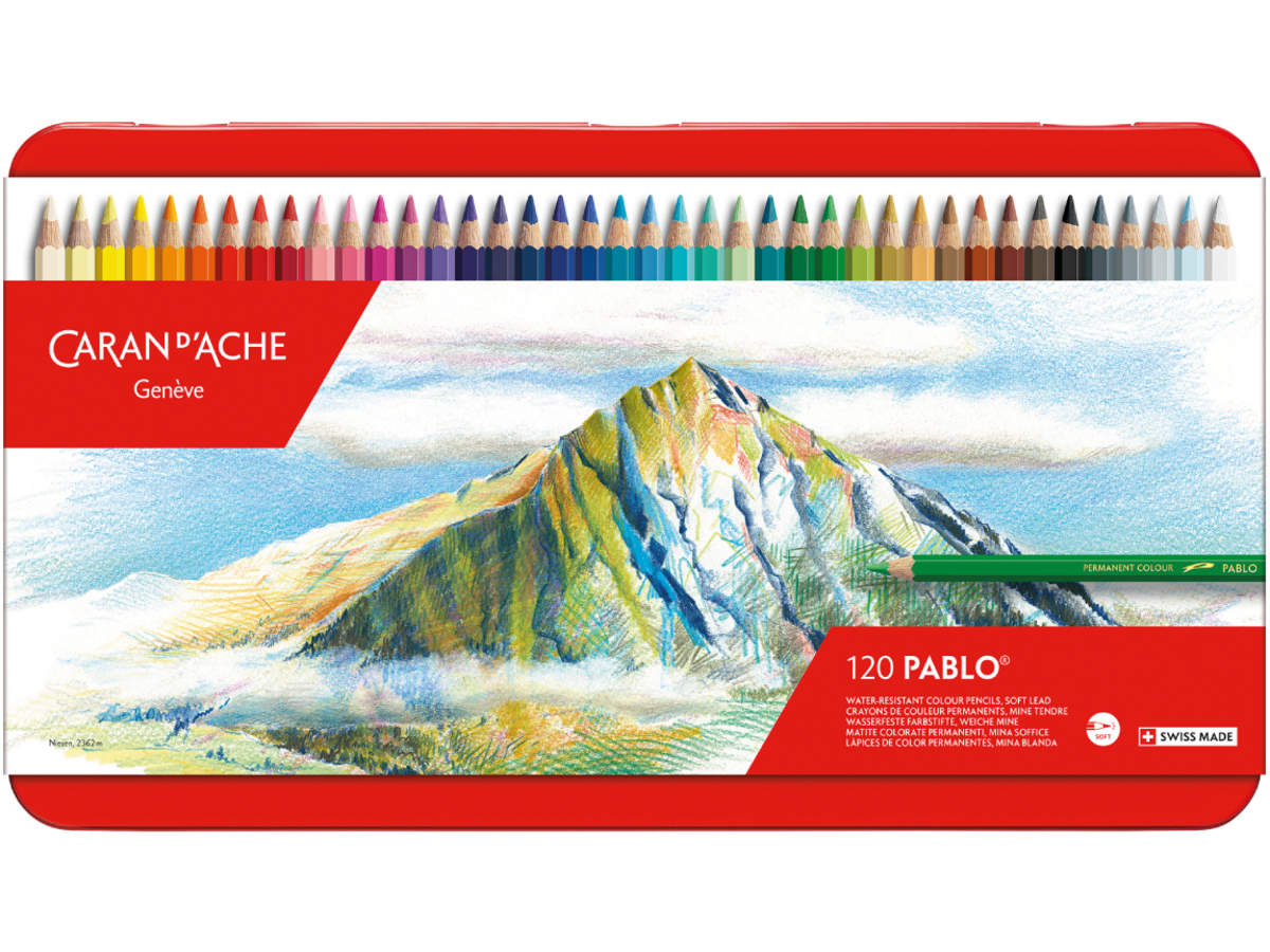 CARAN D'ACHE PABLO BUNTSTIFT 120 STÜCK 1