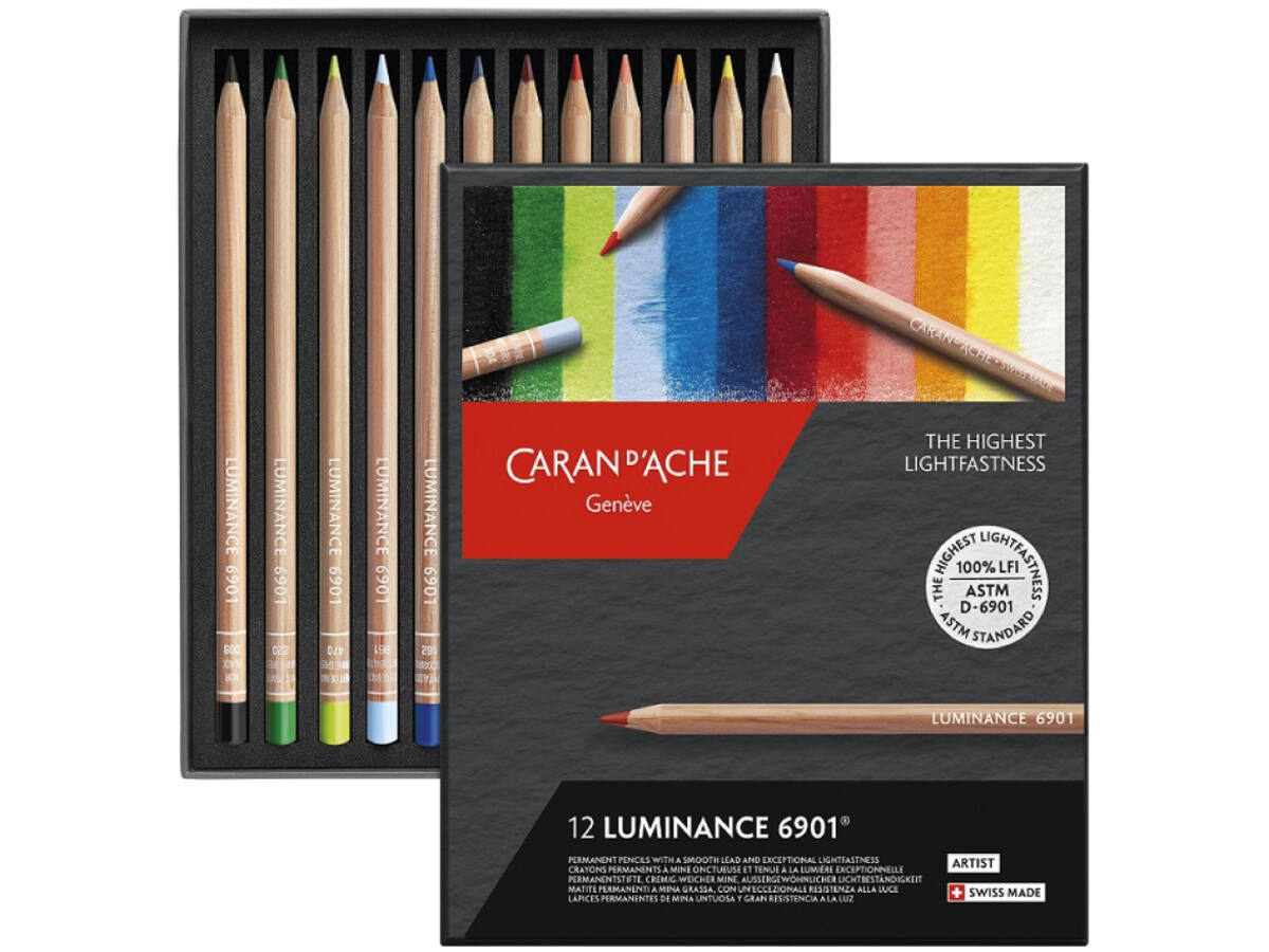 CARAN D'ACHE LUMINANCE BUNTSTIFTE 12STÜCK 1