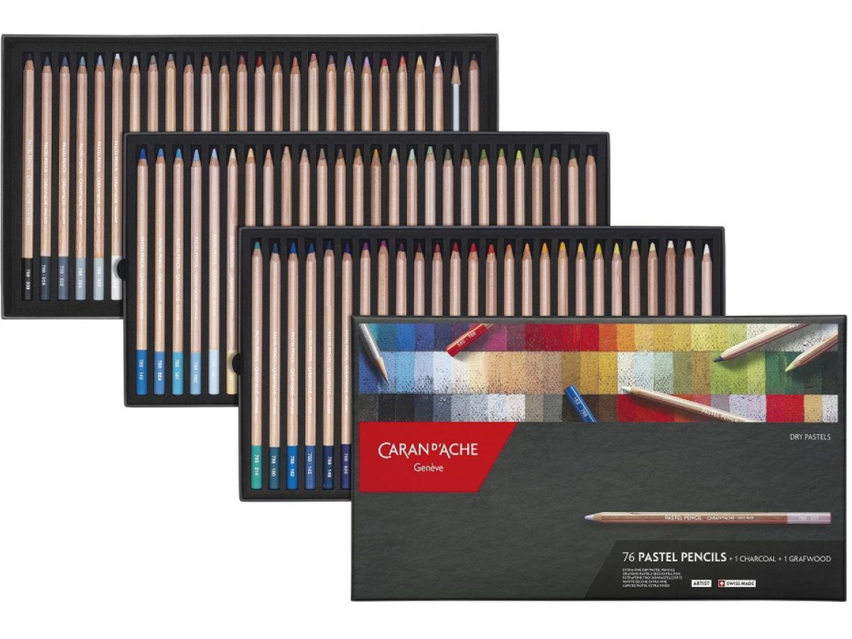 CARAN D'ACHE PASTELLSTIFTE SET 76X 1