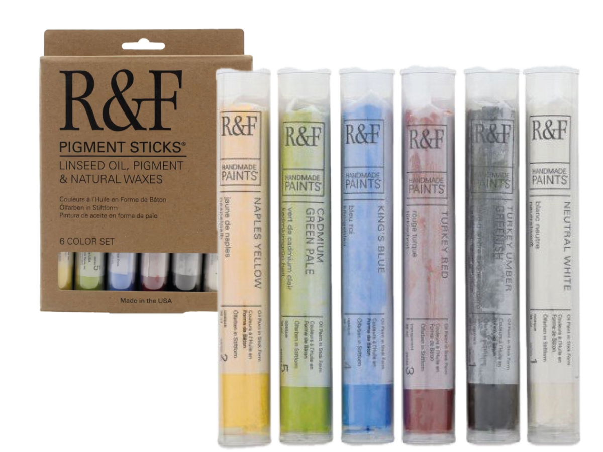 R&F PIGMENT STICK INTRODUCTORY SET 6X38ML 1