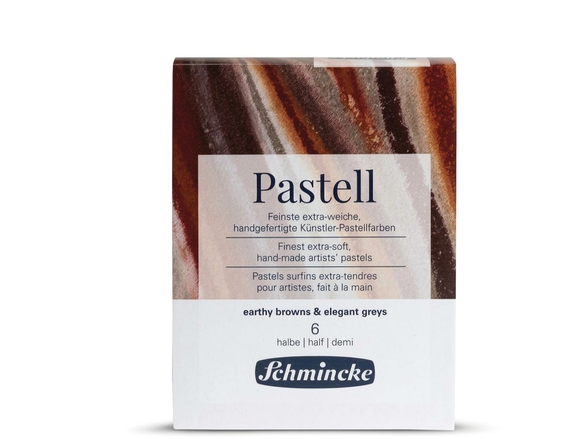 SCHMINCKE SOFTPASTELL-THEMENSET 6 × HALB BRAUN-/GRAUTÖNE 1