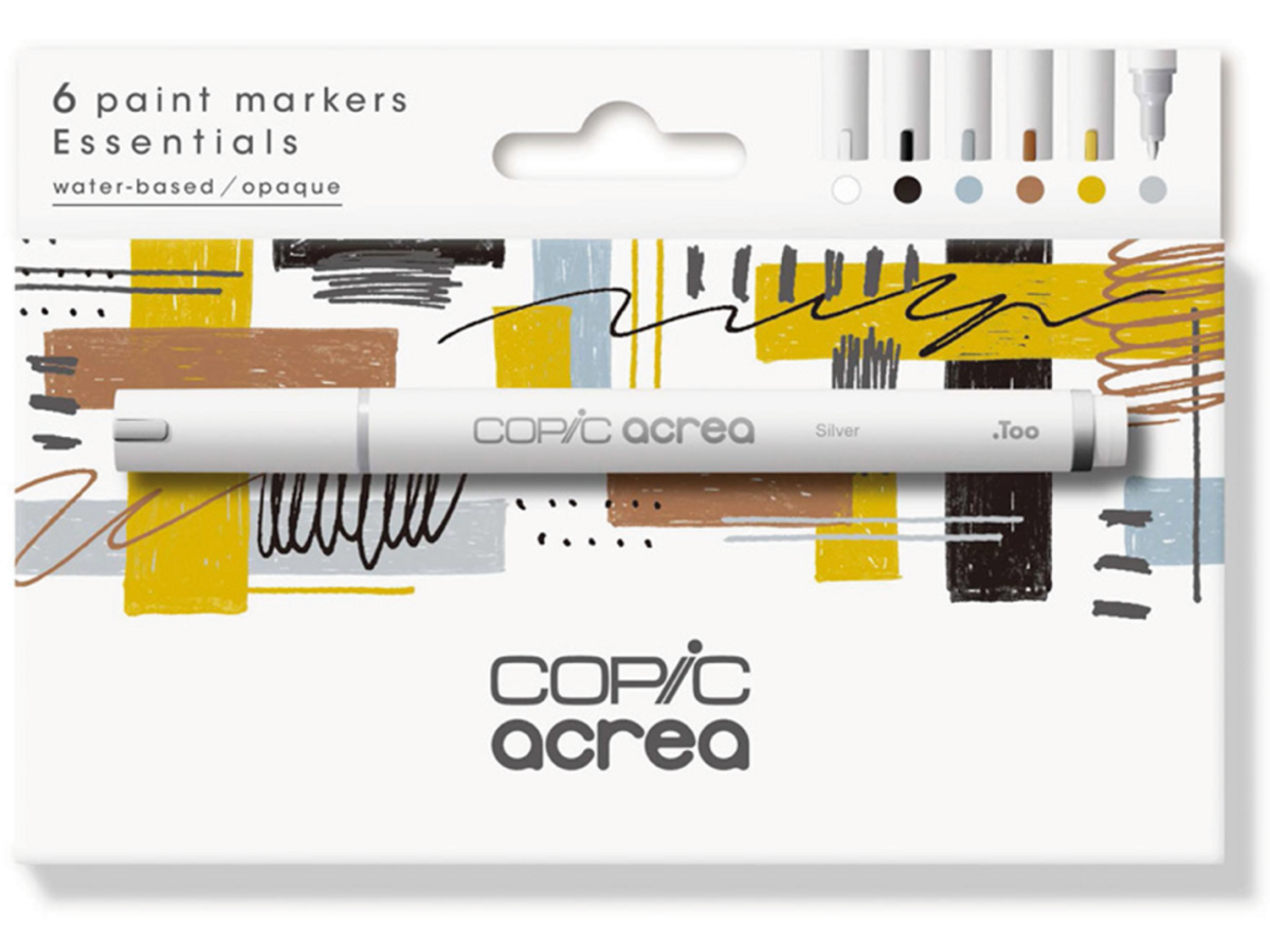 COPIC ACREA MARKER SET ESSENTIALS  6X 1