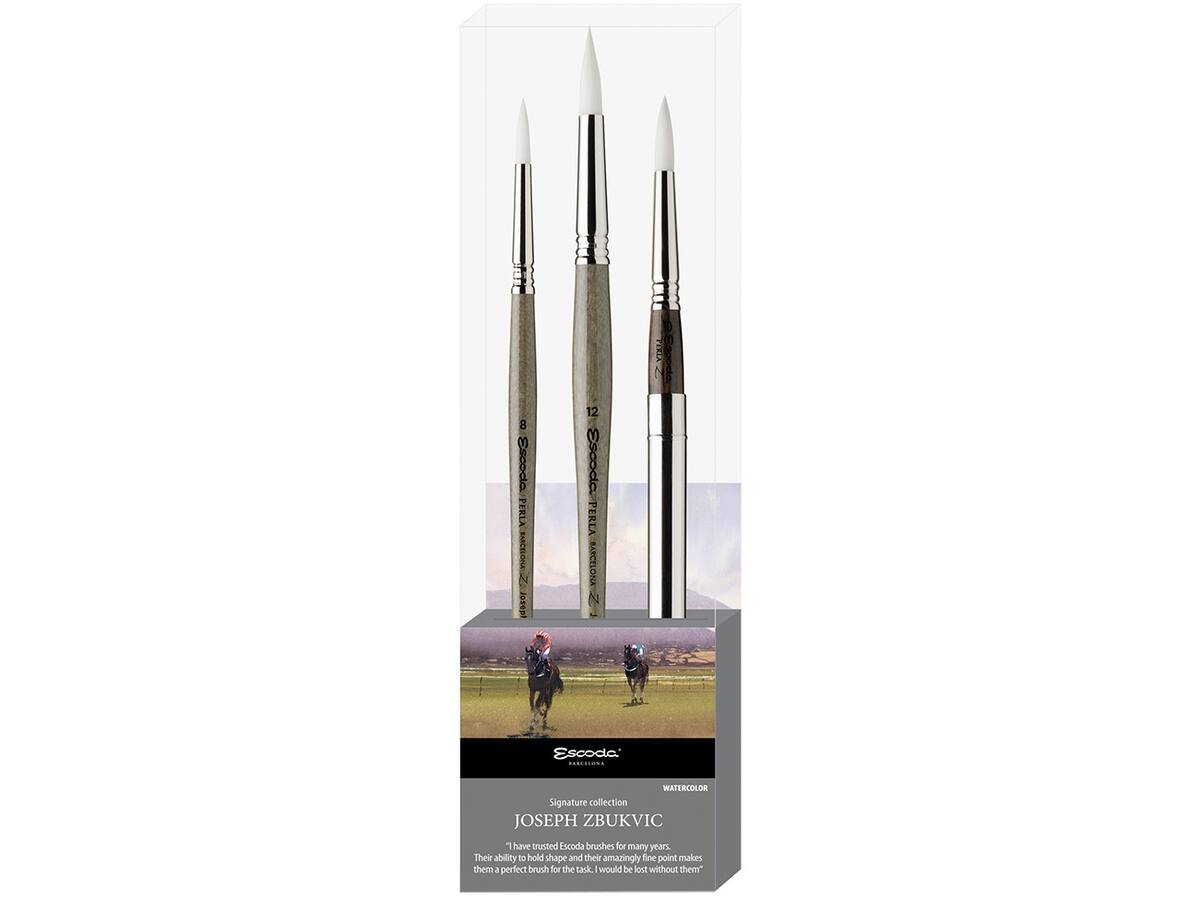 ESCODA 8605-1 JOSEPH ZBUKVIC PINSEL SET 3X 1