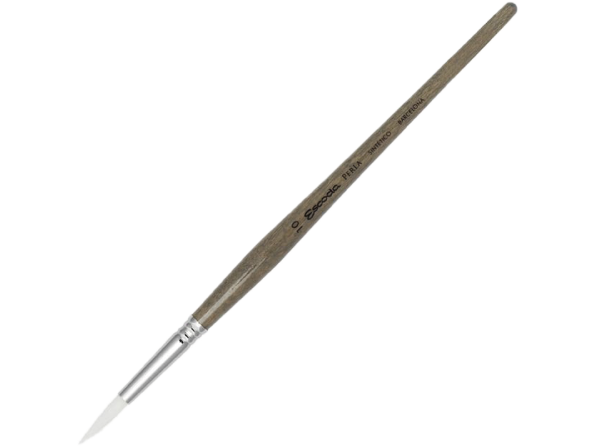 ESCODA PERLA PINSEL WEIß FILAMENT 1430 RUND NR. 10 1