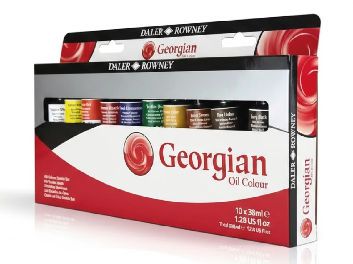 DALER ROWNEY GEORGIAN ÖLFARBENSET SELECTION 10X38ML 1