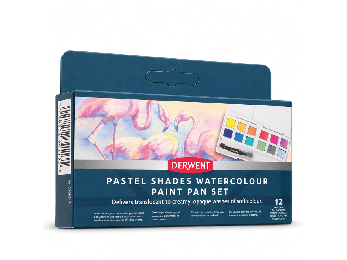DERWENT PASTEL SHADES PAINT PAN 12ER SET 1