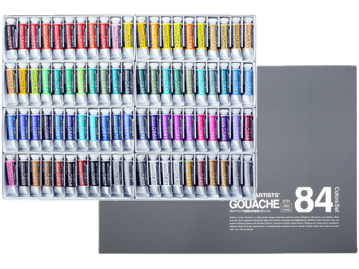 HOLBEIN ARTISTS' GOUACHE G731 15ML SET 84X 1