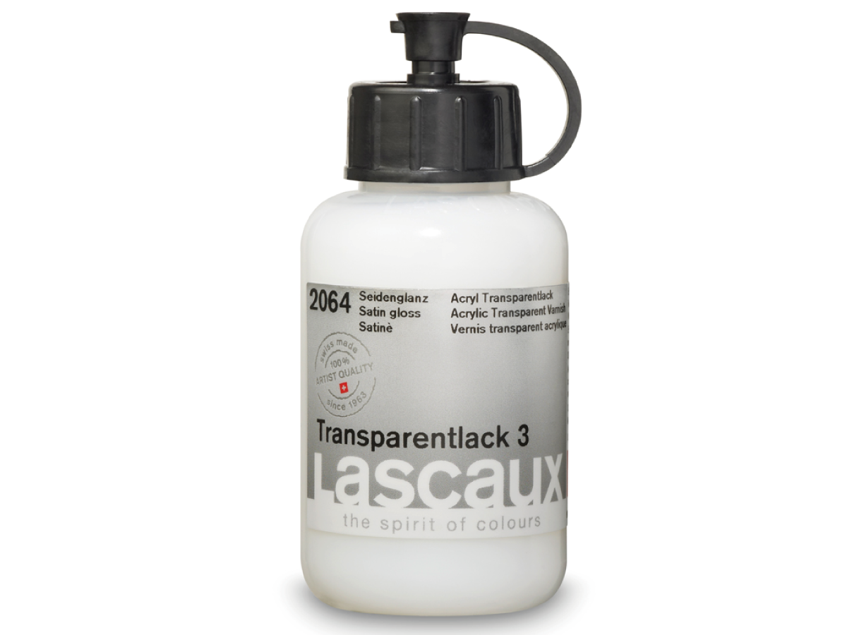 LASCAUX TRANSPARENTLACK 3 SEIDENGLANZ 2064 85ML 1