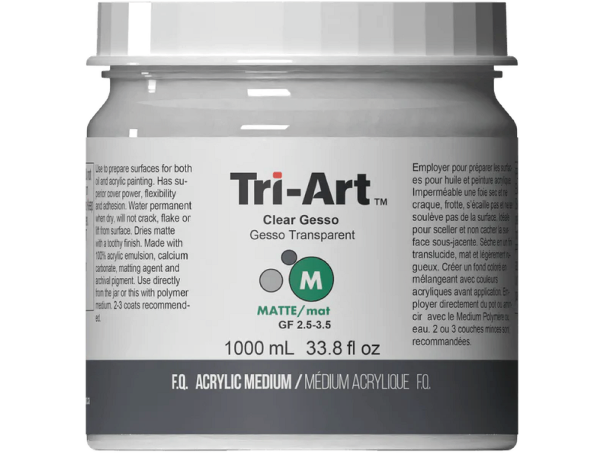 TRI-ART 1000 ML  GESSO FARBLOS 1