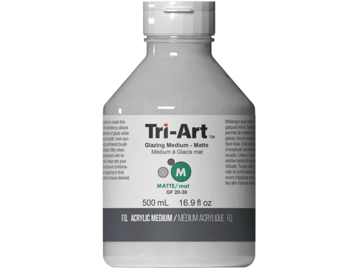 TRI-ART GLAZING MEDIUM MATTE 500ML 1