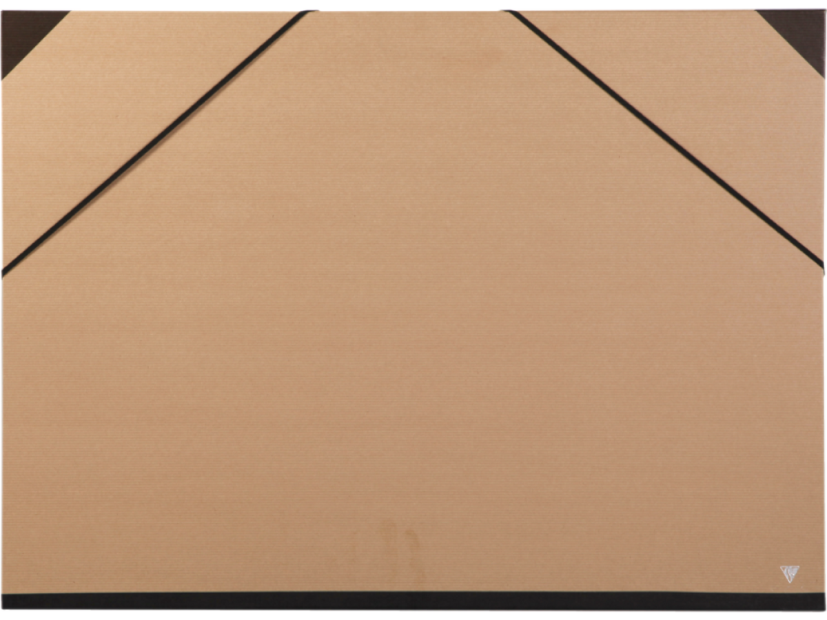 CLAIREFONTAINE  ZEICHENMAPPE KRAFT  52X72CM GUMMIBAND 1