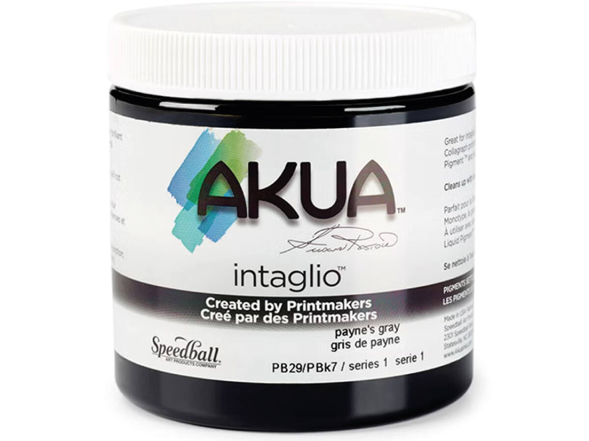 AKUA INTAGLIO TIEFDRUCKFARBE 237ML PAYNES GRAU 1