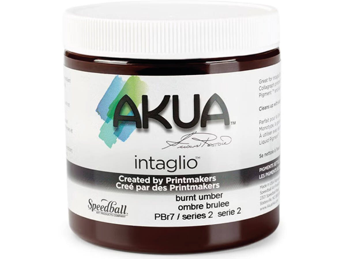 AKUA INTAGLIO TIEFDRUCKFARBE 237ML UMBRA GEBRANNT 1