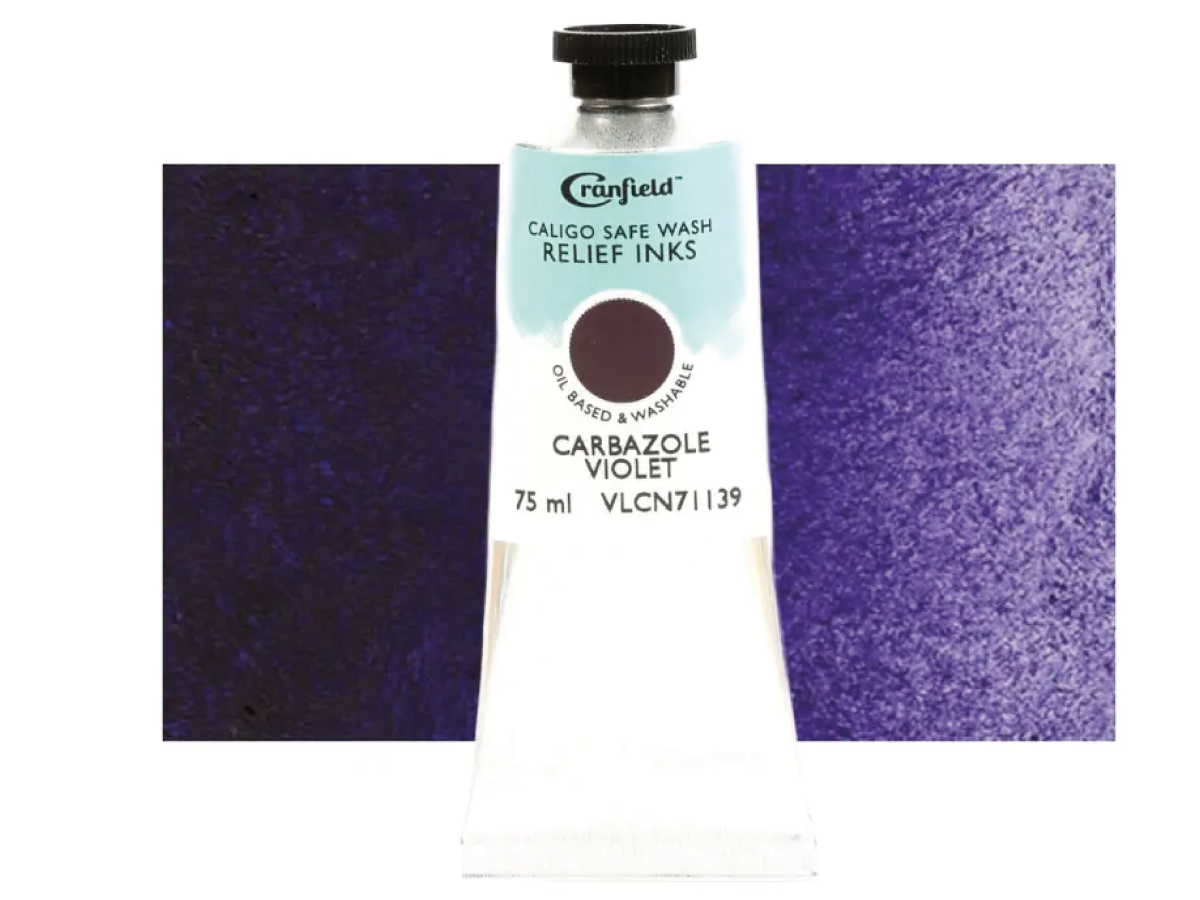 CRANFIELD CALIGO SAFE WASH RELIEF INK 75ML CARBAZOLE VIOLET 111 1