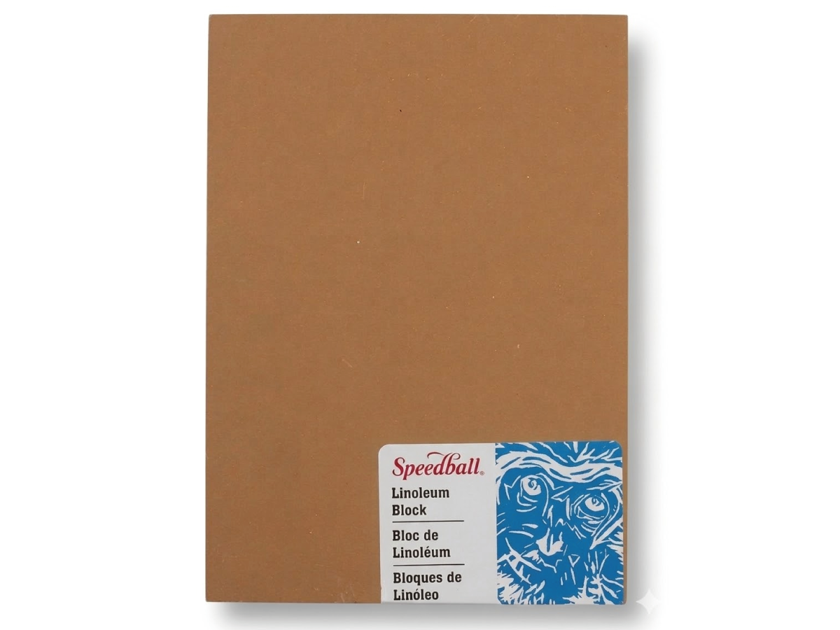 SPEEDBALL  LINOBLOCK 12,7 x 17,7 CM MONTIERT 1