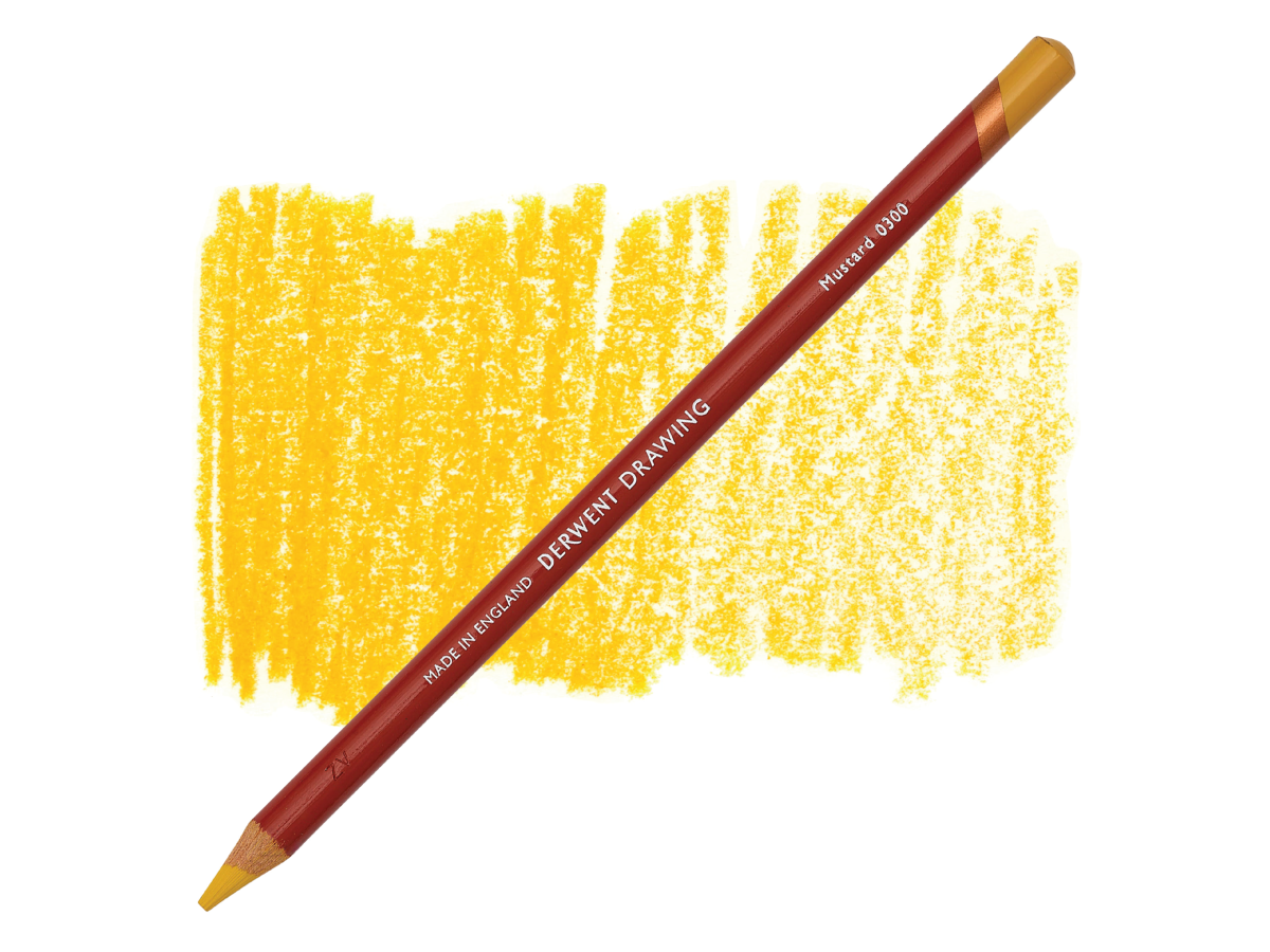 DERWENT DRAWING POTLOOD 0300 MUSTARD 1