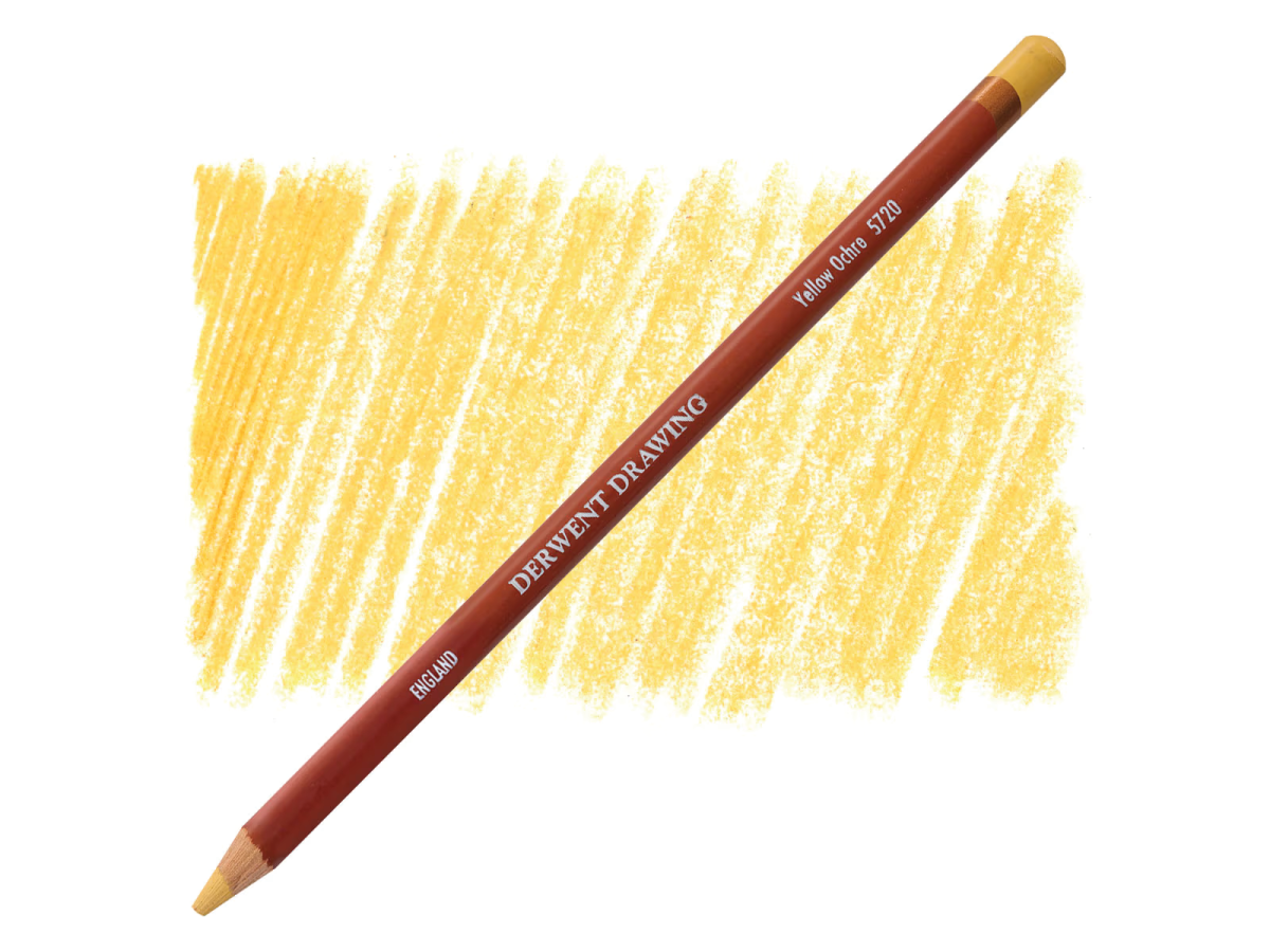 DERWENT DRAWING POTLOOD 5720 YELLOW OCHRE 1