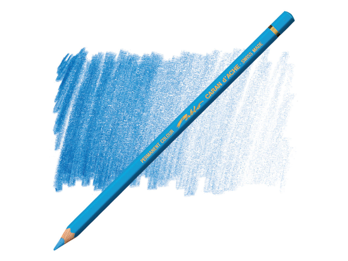 CARAN D'ACHE PABLO BUNTSTIFT 151 PASTELLBLAU 1