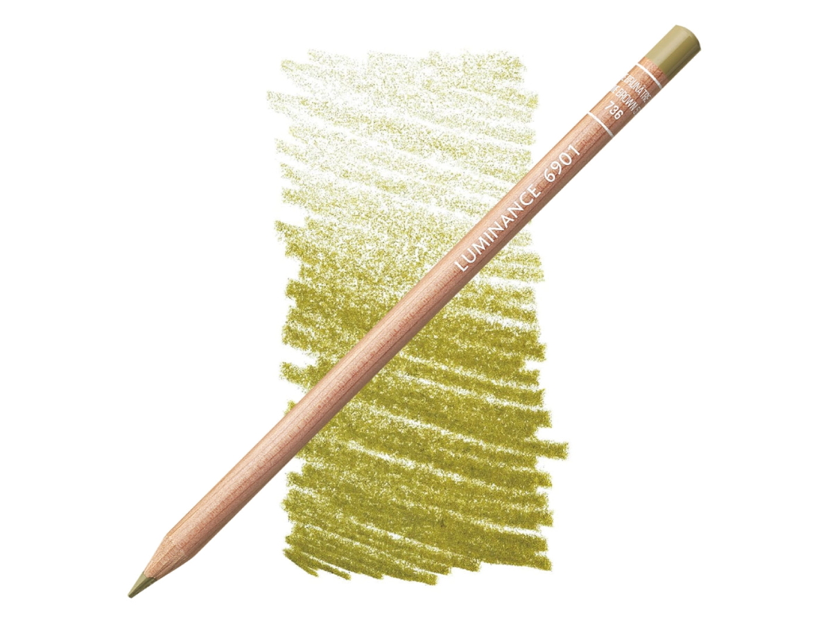 CARAN D'ACHE LUMINANCE BUNTSTIFT 736 BRAUNOLIV 50% 1