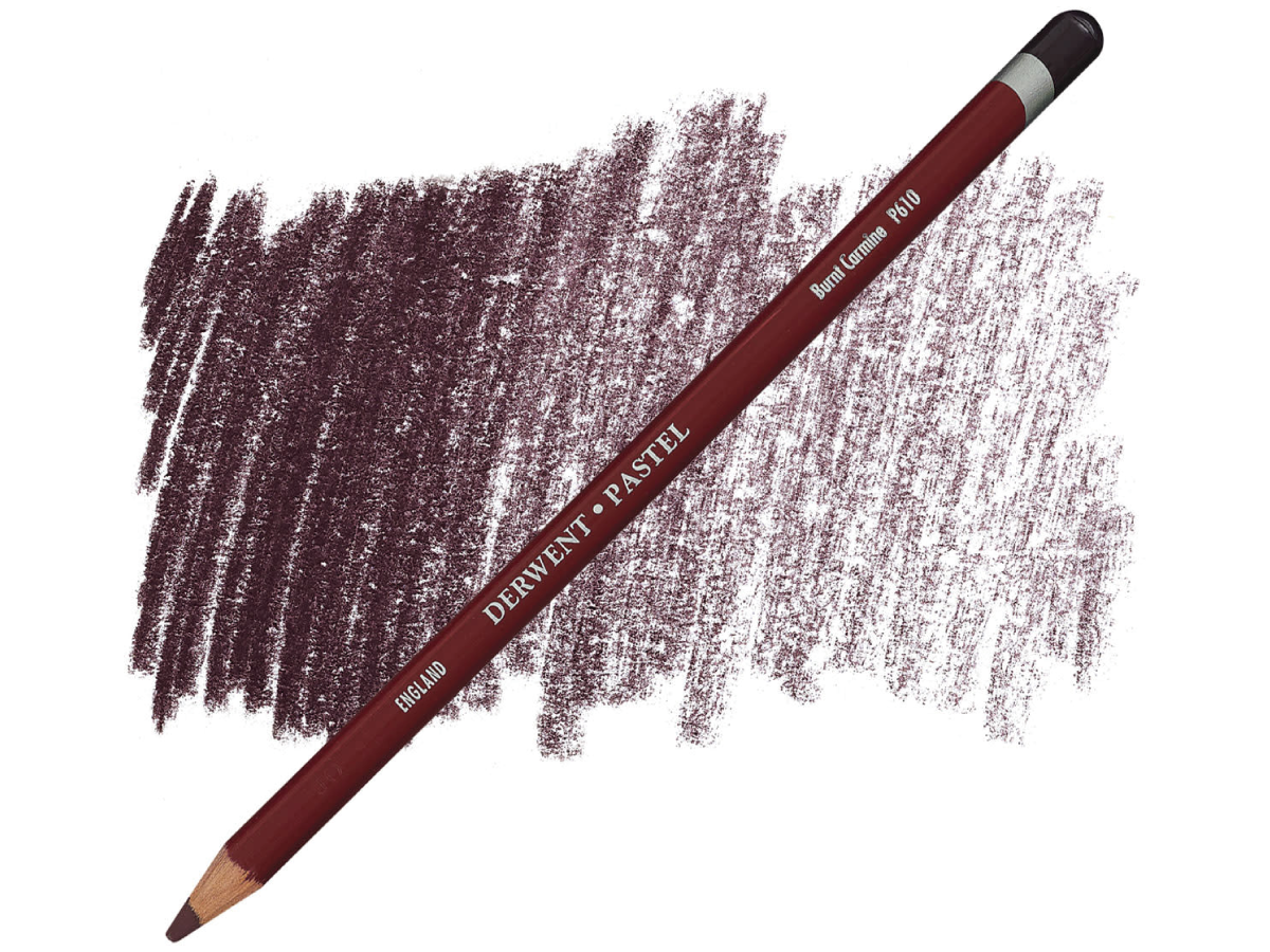 DERWENT PASTELLSTIFT P610 290 BURNT CARMINE 1