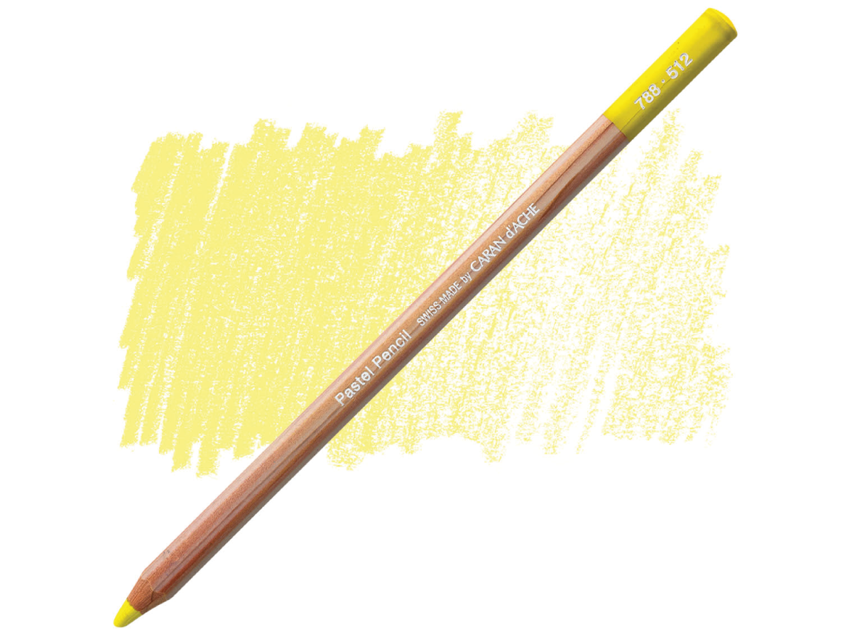 CARAN D'ACHE PASTEL PENCIL PASTELLSTIFT 512 KADMIUMGELB HELL 1