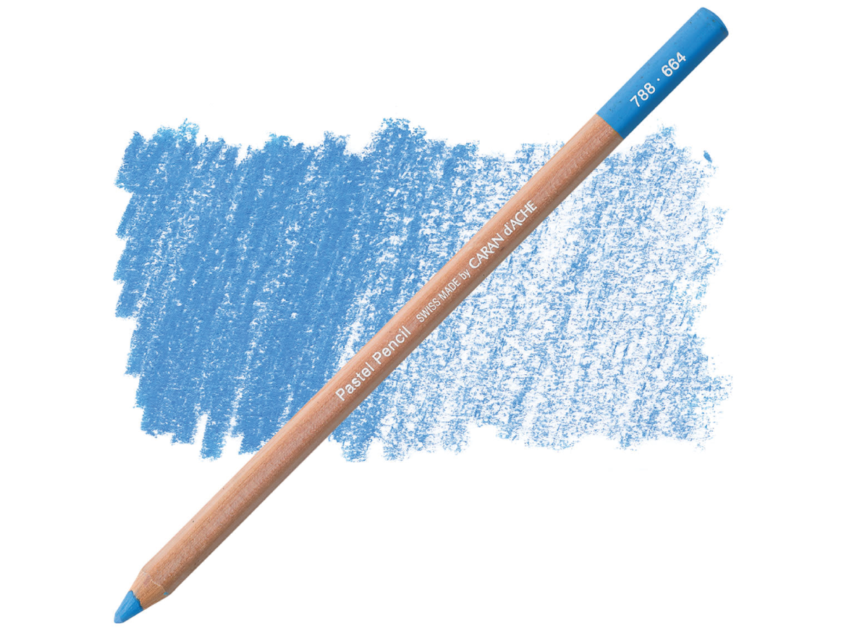 CARAN D'ACHE PASTEL PENCIL PASTELLSTIFT 664 KOBALTBLAU 30% 1
