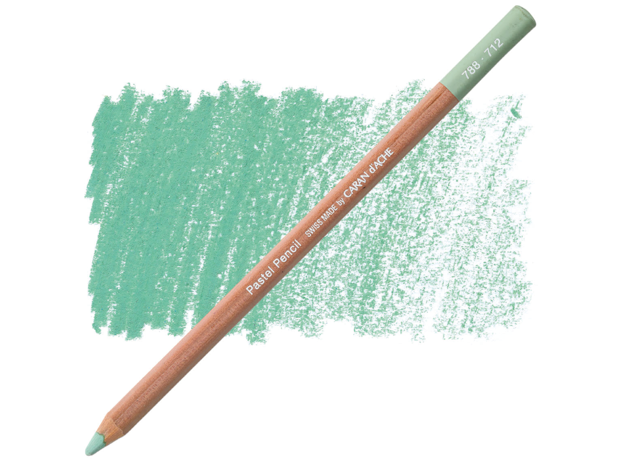 CARAN D'ACHE PASTEL PENCIL PASTELLSTIFT 712 GRÜNGRAU 1