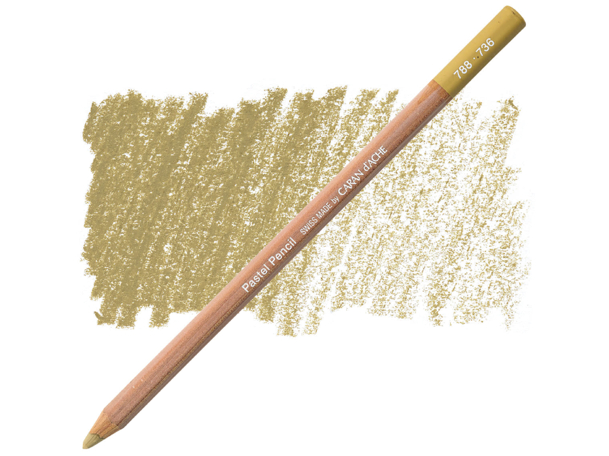 CARAN D'ACHE PASTEL PENCIL PASTELLSTIFT BRAUNOLIV 50% 1