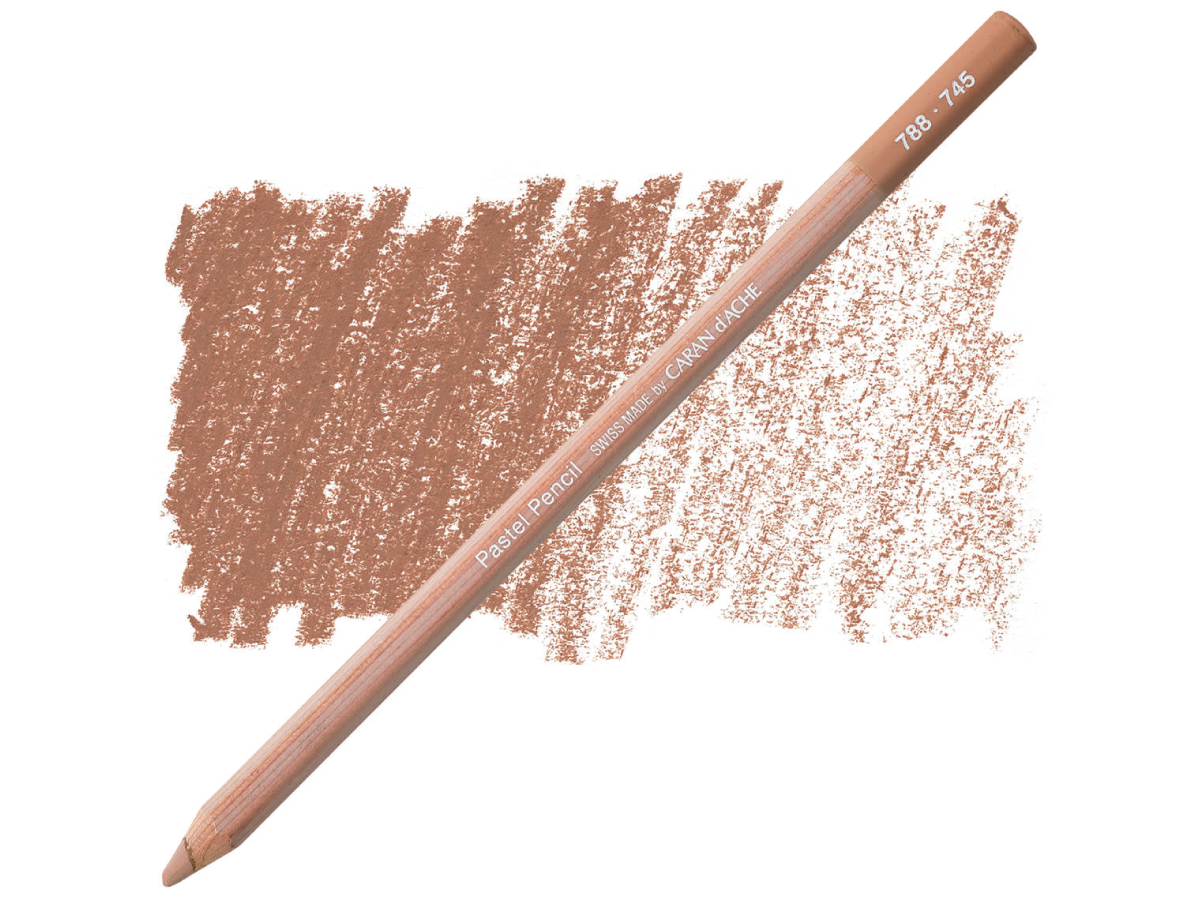 CARAN D'ACHE PASTEL PENCIL PASTELLSTIFT 745 WÜSTENROSA DUNKEL 40% 1