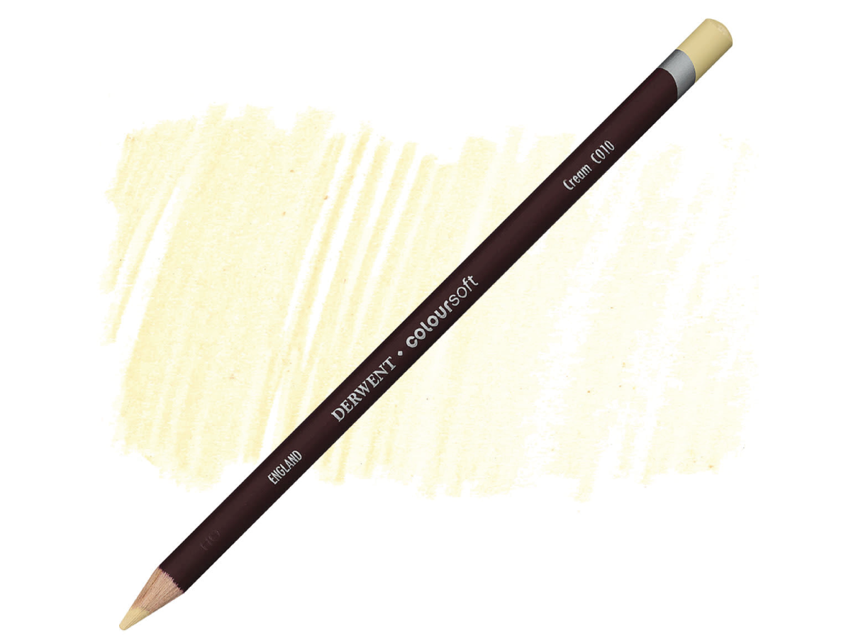 DERWENT COLOURSOFT BUNTSTIFT 010 CREAM 1