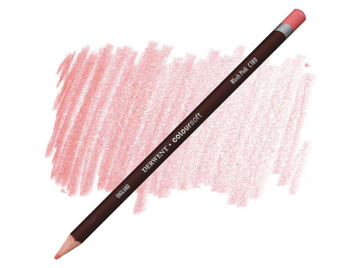 DERWENT COLOURSOFT BUNTSTIFT 180 BLUSH PINK 1