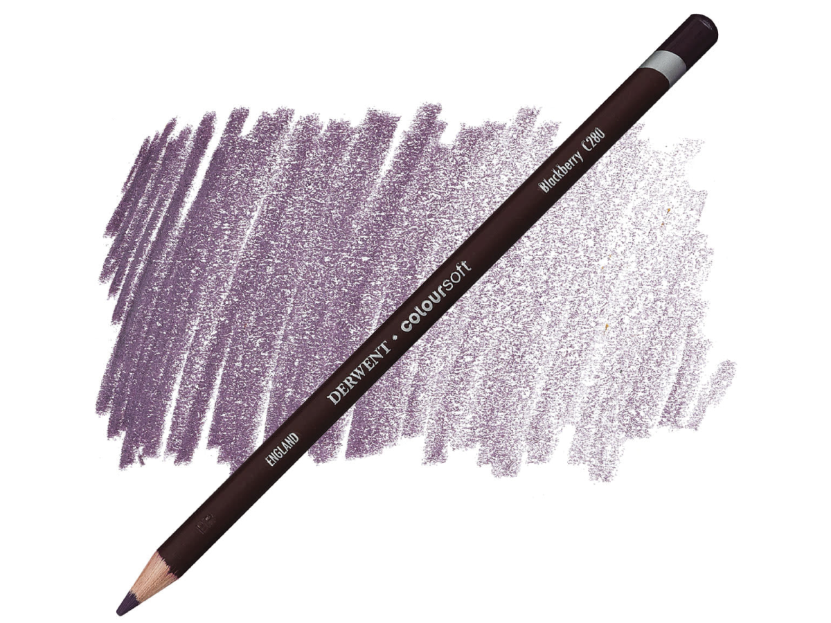 DERWENT COLOURSOFT BUNTSTIFT 280 BLACKBERRY 1