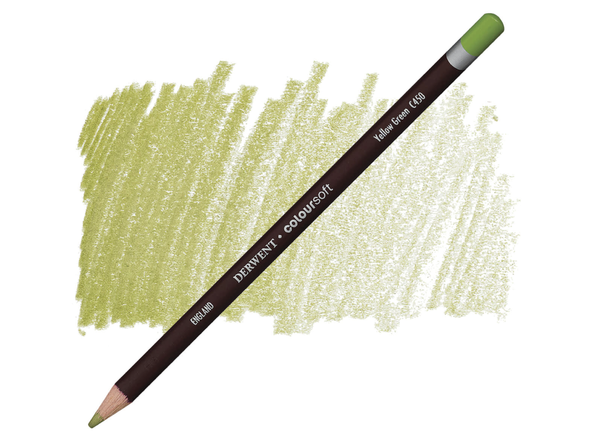 DERWENT COLOURSOFT BUNTSTIFT 450 GELBGRUN 1