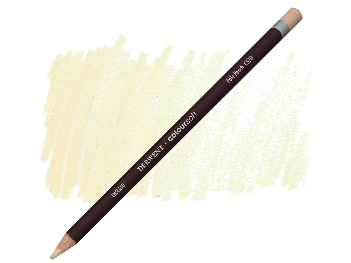 DERWENT COLOURSOFT BUNTSTIFT 570 PALE PEACH 1