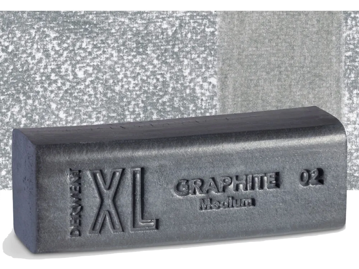 DERWENT XL GRAPHITE BLOCK 03 MEDIUM 1