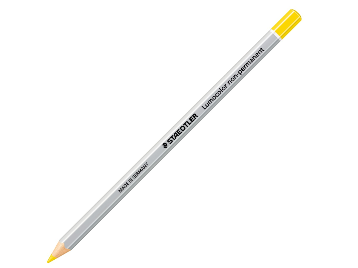STAEDLER LUMOCOLOR PERMANENT 108 GLASOCHROM GEEL 1