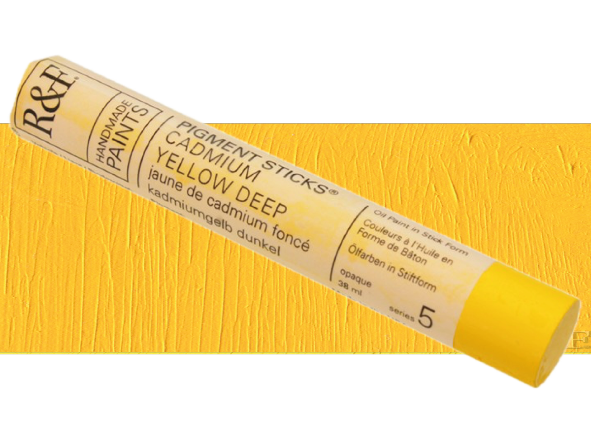 R&F PIGMENT STICK 38ML RF2153 CADMIUM YELLOW DEEP 1