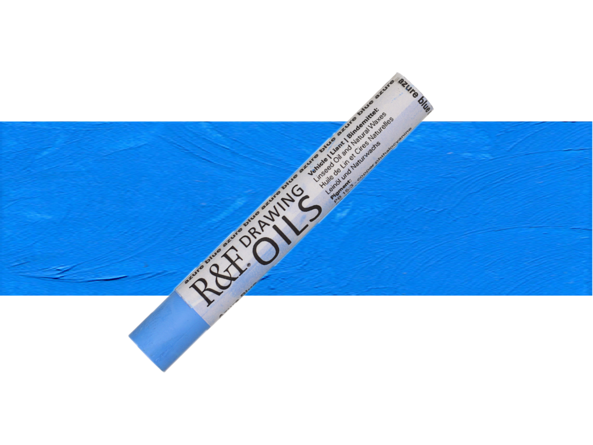 R&F DRAWING OIL STICK 12ML AZURE BLUE 102 1