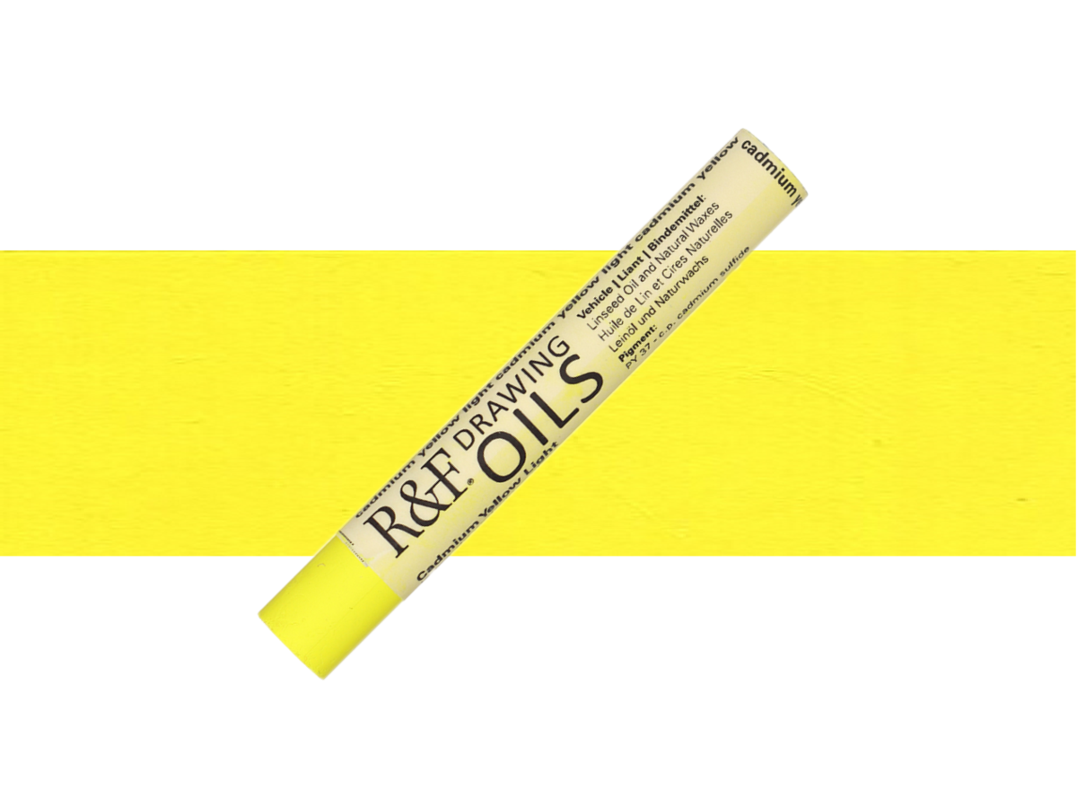 R&F DRAWING OIL STICK 12ML CADMIUM YELLOW LIGHT 106 1