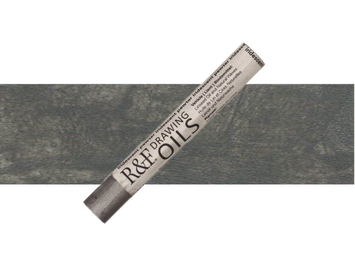 R&F DRAWING OIL STICK 12ML IRIDESCENT PEWTER 114 1