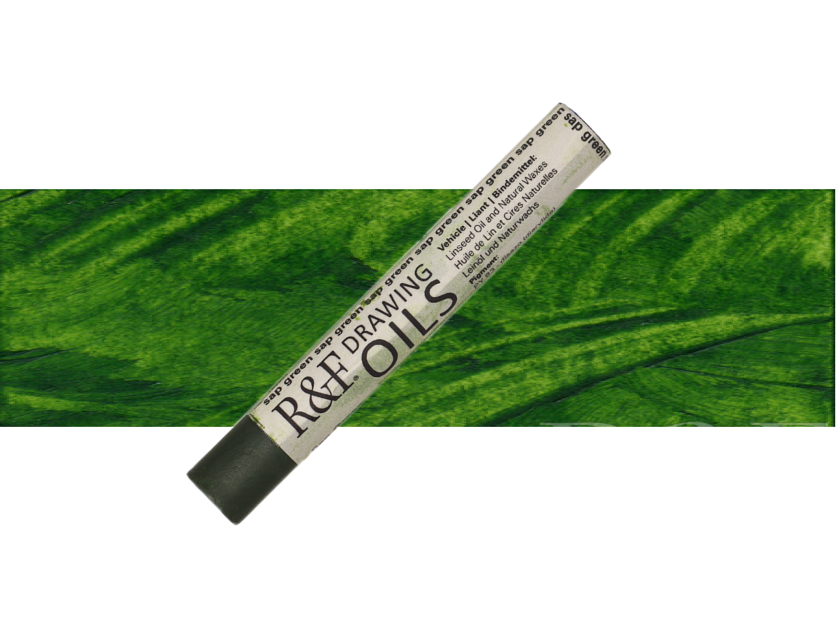 R&F DRAWING OIL STICK 12ML SAP GREEN 133 1