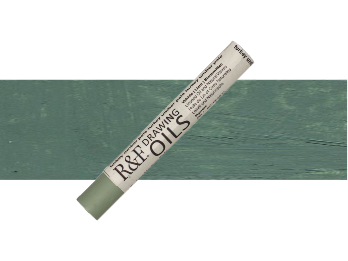 R&F DRAWING OIL STICK 12ML TURKEY UMBER PALE 134 1