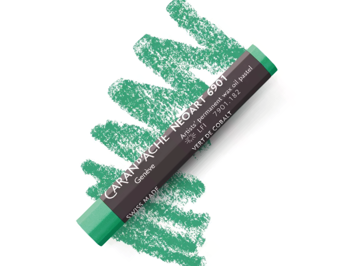 CARAN D'ACHE NEOART 6901 WAX-OIL COBALT GREEN 1