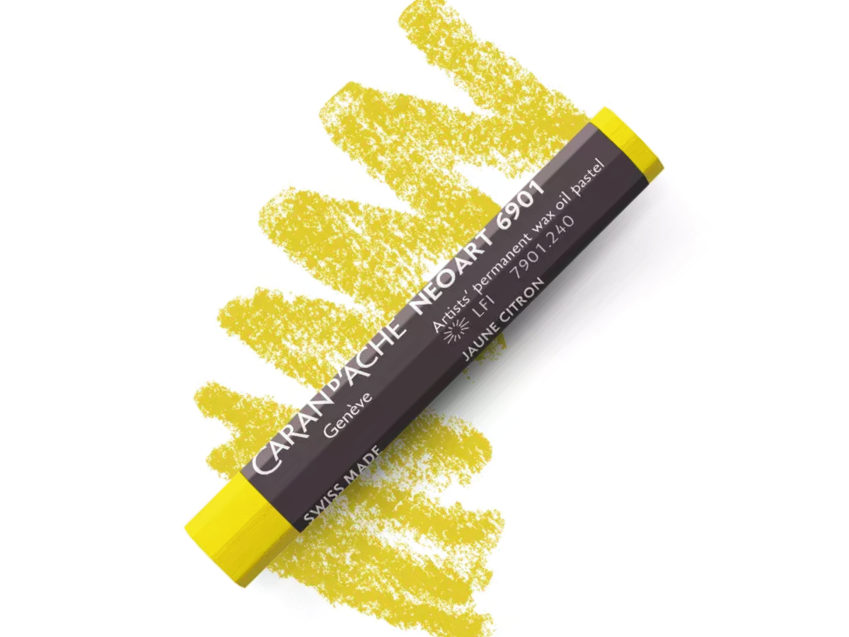 CARAN D'ACHE NEOART 6901 WAX-OIL LEMON YELLOW 1