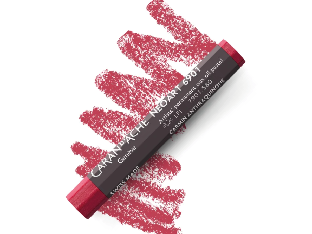 CARAN D'ACHE NEOART 6901 WAX-OIL ANTHRAQUINONE CARMINE 1