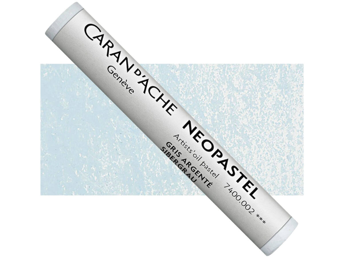 CARAN D'ACHE NEOPASTEL 002 SILBERGRAU 1